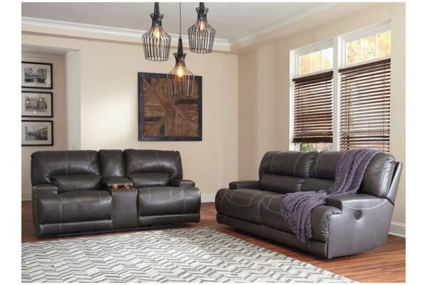 Mccaskill Gray 2 Pc. Reclining Sofa, Loveseat - Image 3