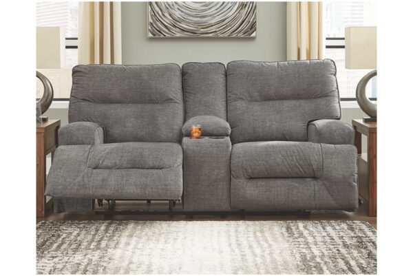 Coombs Charcoal 2 Pc. Power Sofa, Loveseat - Image 4