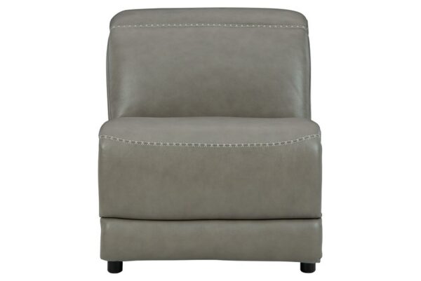 Correze Gray Armless Chair - Image 3