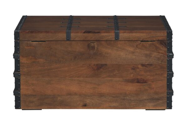 Kettleby Brown Storage Trunk - Image 7