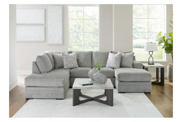 Casselbury Cement 2 Piece Sectional With Laf Corner Chaise - Image 5