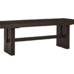 Burkhaus Dark Brown Rectangular Dining Room Extension Table