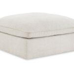 Gimma Gray Ottoman With Storage