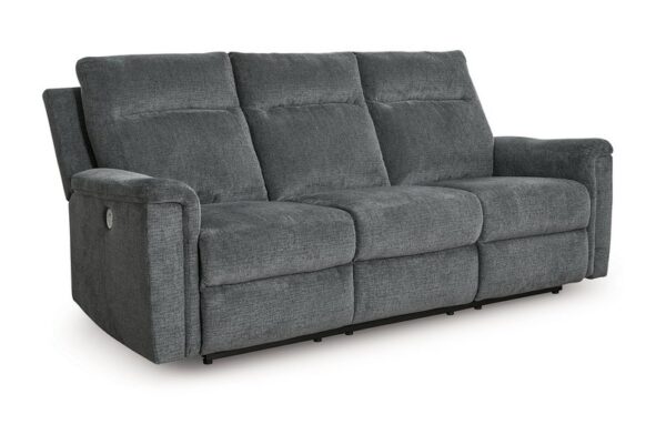 Barnsana Gravel Power Reclining Sofa - Image 3