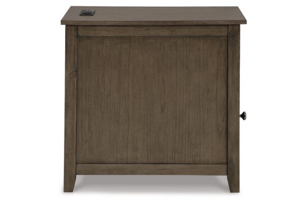 Treytown Grayish Brown Chair Side End Table - Image 5