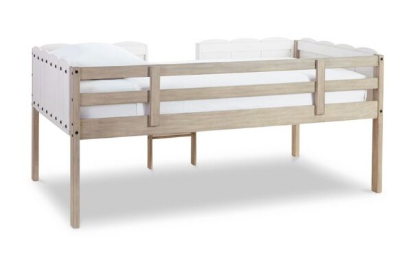 Wrenalyn White / Brown / Beige Twin Loft Bed Frame - Image 6