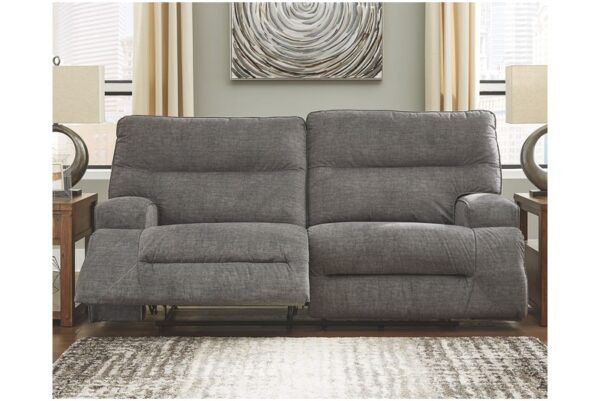 Coombs Charcoal 3 Pc. Power Sofa, Loveseat, Recliner - Image 3