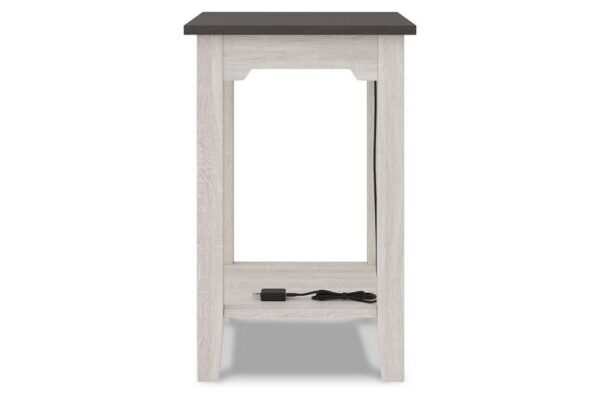 Dorrinson White / Black / Gray Chair Side End Table - Image 6