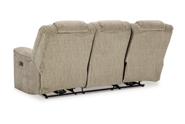 Hindmarsh Stone Power Reclining Sofa With Adj Headrest - Image 6