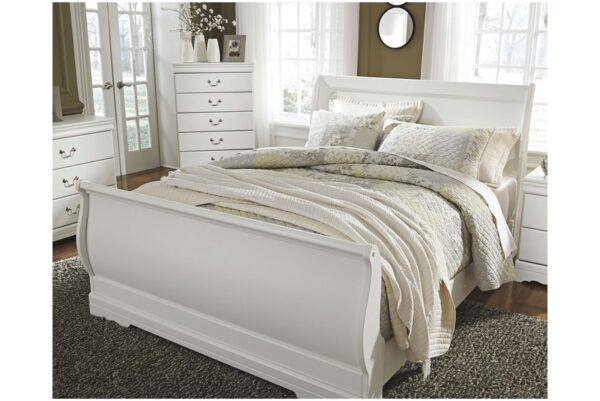 Anarasia White Queen Sleigh Headboard - Image 6