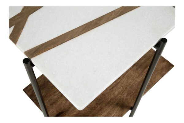 Braxmore White / Light Brown Accent Table - Image 5