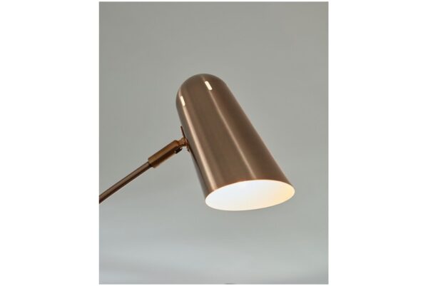 Colldale Gold Finish / Black Metal Arc Lamp - Image 3