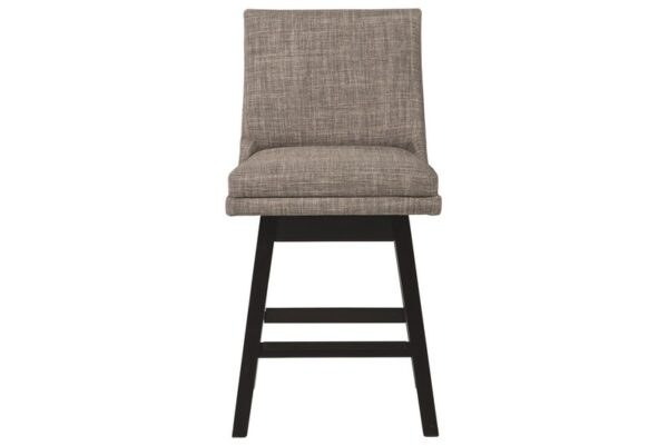 Tallenger Light Gray Uph Swivel Barstool (Set of 2) - Image 4