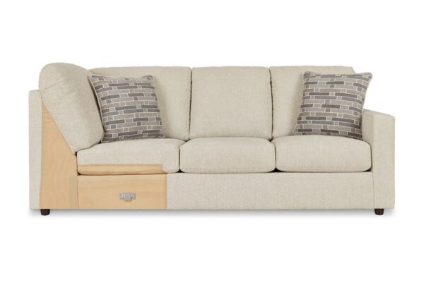 Edenfield Linen Raf Sofa W/Corner Wedge - Image 3