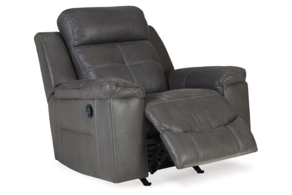 Jesolo Dark Gray Rocker Recliner - Image 3