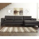 Nokomis Charcoal Right Arm Facing Corner Chaise 2 Pc Sectional