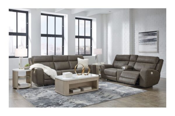 Roman Smoke 2 Pc. Power Reclining Sofa, Loveseat - Image 4