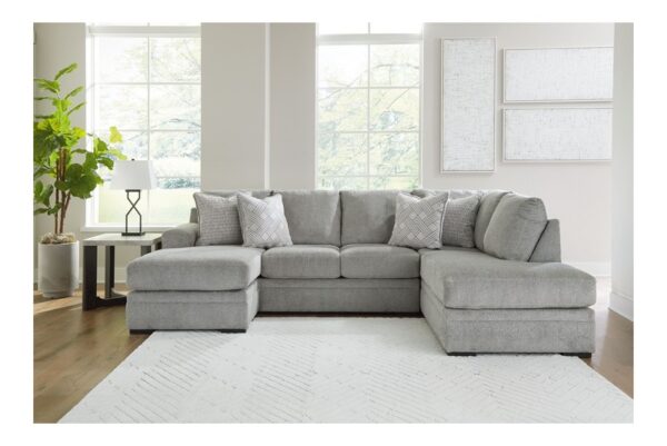 Casselbury Cement 2 Piece Sectional With Raf Corner Chaise - Image 5