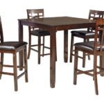 Bennox Brown Drm Counter Table Set (Set of 5)