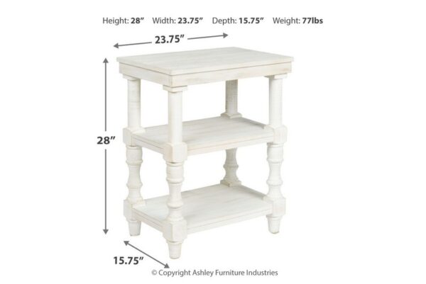 Dannerville Antique White Accent Table - Image 9