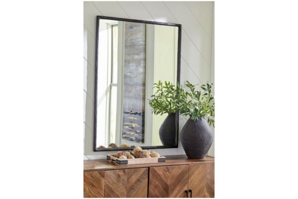 Ryandale Antique Black Accent Mirror - Image 2