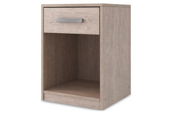 Flannia Gray One Drawer Night Stand - Image 4