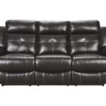 Kempten Black Reclining Sofa