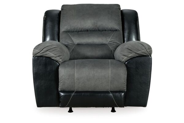 Earhart Slate Rocker Recliner - Image 4