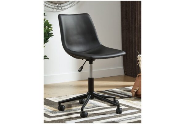 Arlenbry Gray 2 Pc. Home Office Small Desk, Swivel Desk Chair - Image 2