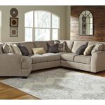 Pantomine Driftwood Left Arm Facing Cuddler With Armless Loveseat 4 Pc Sectional