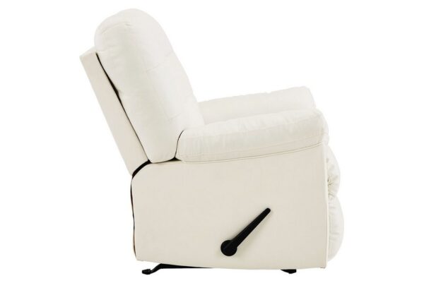 Donlen White Rocker Recliner - Image 5