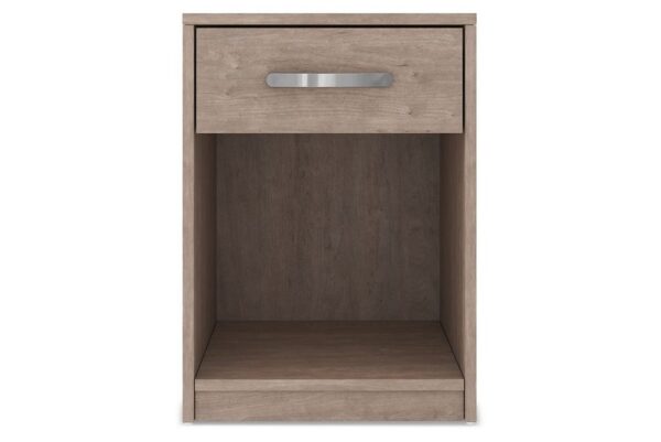 Flannia Gray One Drawer Night Stand - Image 3