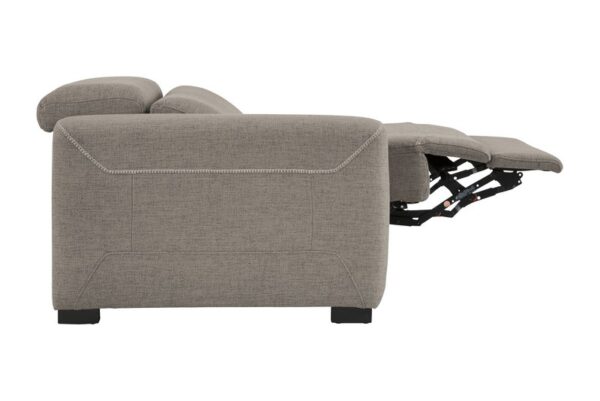 Mabton Gray Laf Zero Wall Power Recliner - Image 4