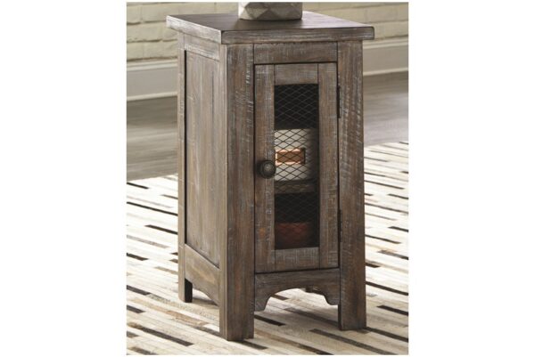 Danell Brown Chair Side End Table - Image 2