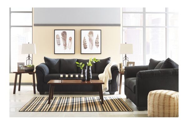 Darcy Black Sofa - Image 7