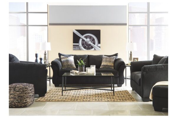 Darcy Black Sofa - Image 12