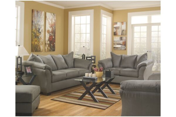 Darcy Cobblestone Loveseat - Image 11