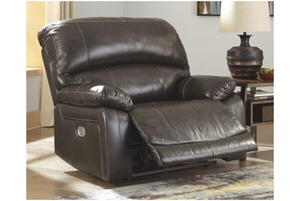 Hallstrung Gray Pwr Recliner/Adj Headrest - Image 2