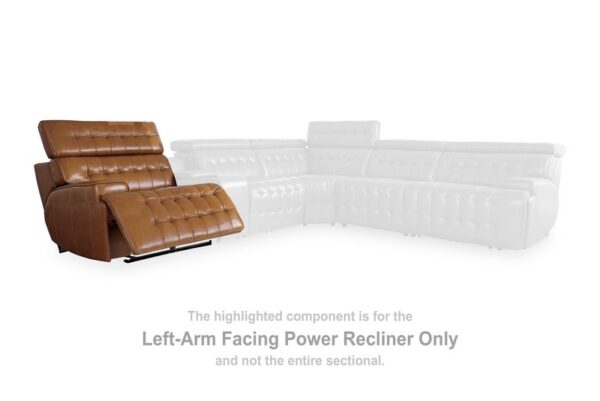 Temmpton Chocolate Laf Zero Wall Power Recliner - Image 2