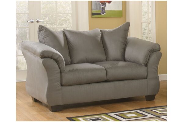 Darcy Cobblestone Loveseat - Image 2