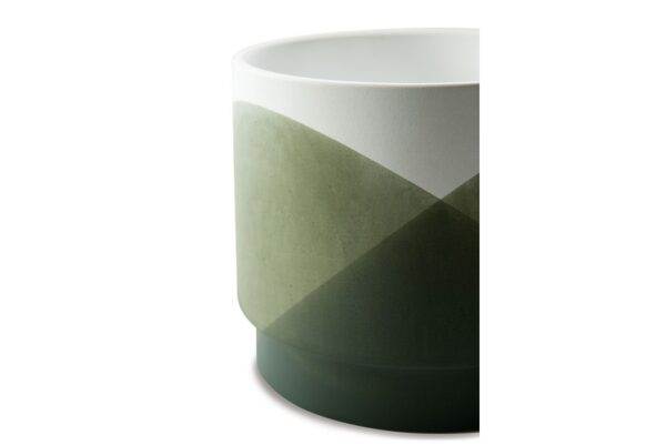 Ardenridge Green / White Planter Set (Set of 2) - Image 4