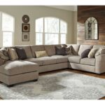 Pantomine Driftwood Left Arm Facing Chaise With Armless Sofa 4 Pc Sectional