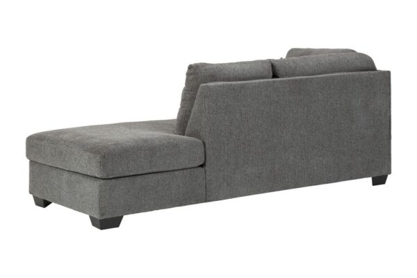 Dalhart Charcoal Raf Corner Chaise - Image 4