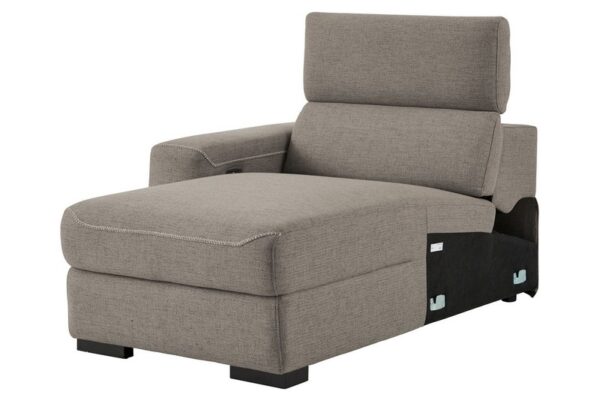 Mabton Gray Laf Pwr Reclining Back Chaise - Image 3