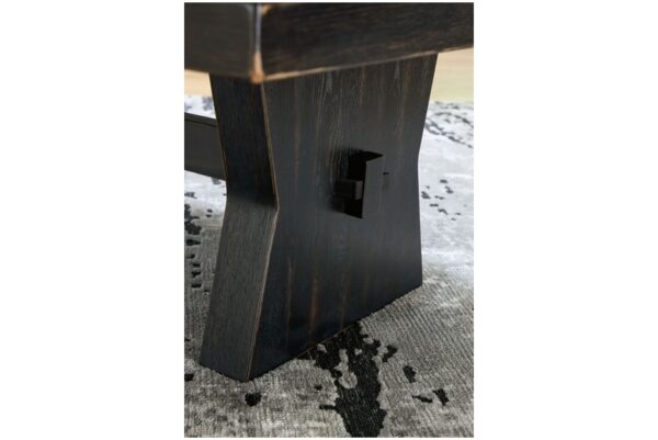 Galliden Black Rectangular Cocktail Table - Image 7