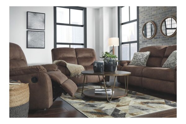 Bolzano Coffee 3 Pc. Reclining Sofa, Loveseat, Rocker Recliner - Image 3