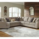 Pantomine Driftwood Left Arm Facing Cuddler 5 Pc Sectional