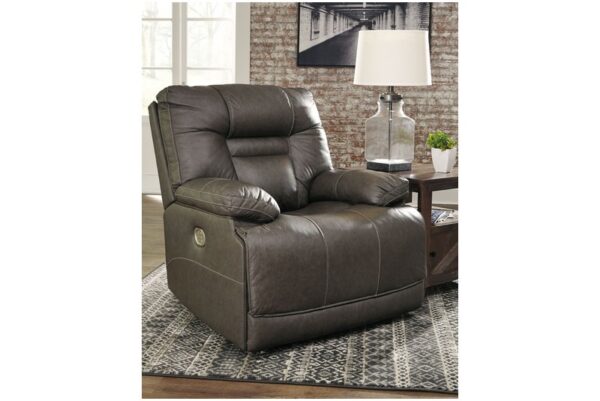 Wurstrow Smoke Pwr Recliner/Adj Headrest - Image 2