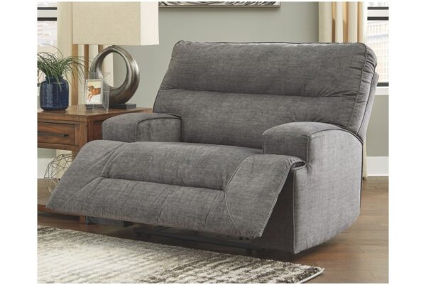 Coombs Charcoal 3 Pc. Power Sofa, Loveseat, Recliner - Image 5