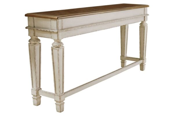 Realyn White Long Counter Table - Image 2